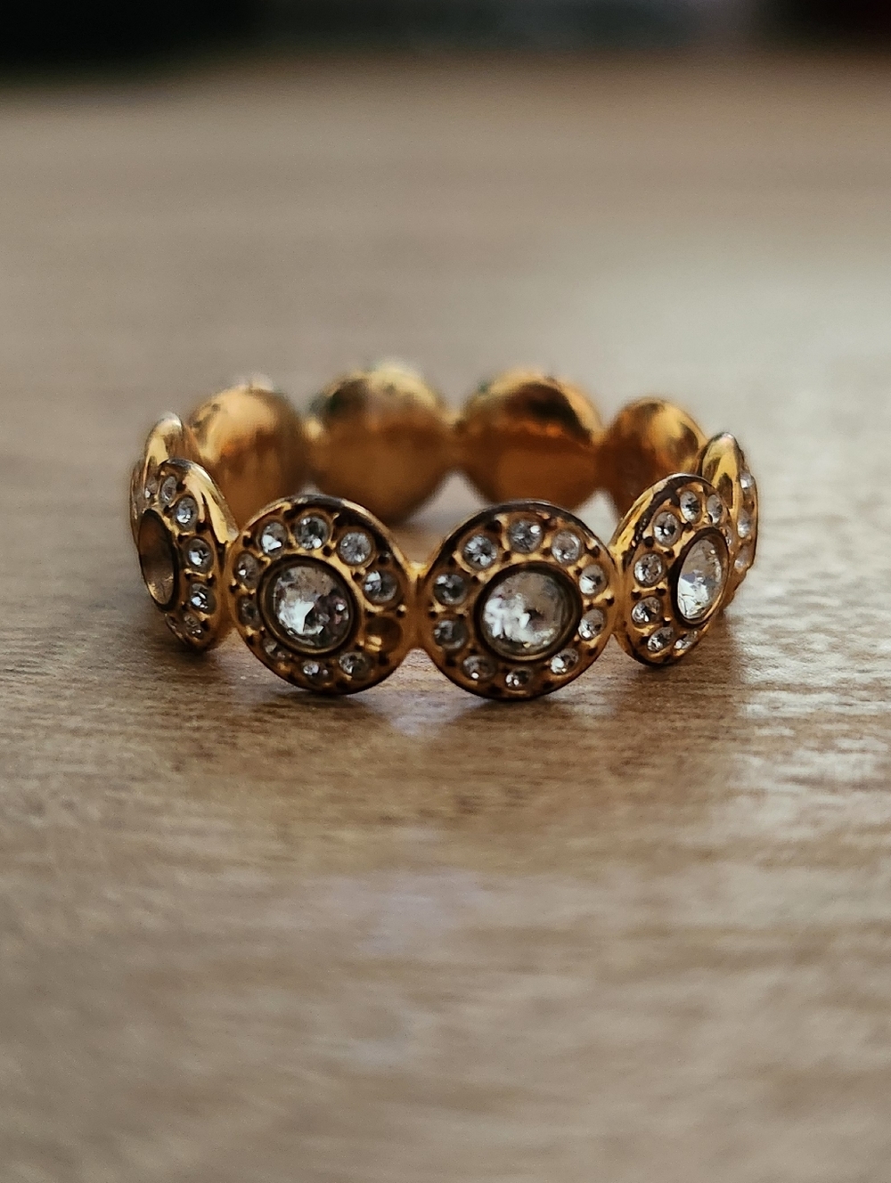 Swarovski Rose Gold Plated Angelic Ring